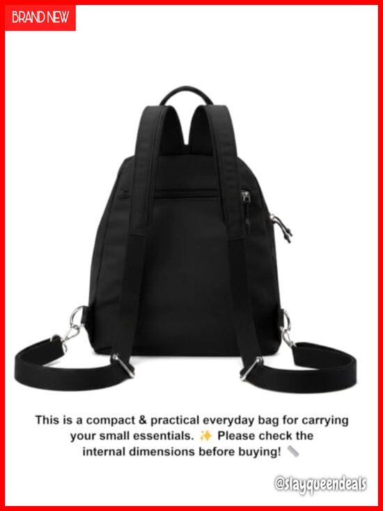 Convertible Crossbody Backpack Purse for Women, Mini Fashion Daypack Fits